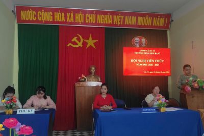 Trường Mầm non Ba Vì tổ chức Hội nghị cán bộ, viên chức, người lao động năm học 2026–2027